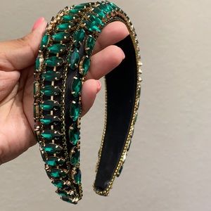 New - Hair Band Black & Green